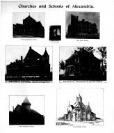 First Congregational Church, J. Baker, Alexandria High School, New Methodist Church